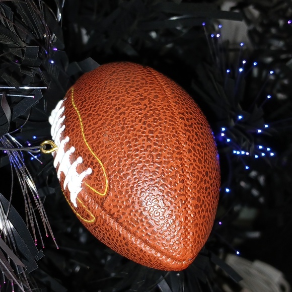 WVU Football Christmas Tree Ornament - Picture 2 of 6